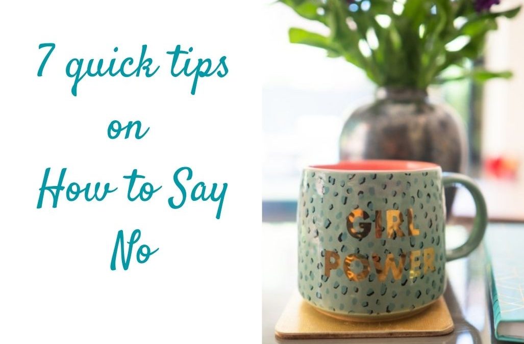 7 tips on “How to say no”.